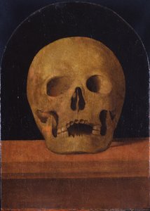 Memento mori. Baksiden av triptyken, 1500