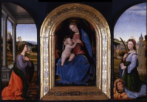 Triptykon av Mariotto Albertinelli