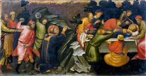 Steining og begravelse av St Stephen, den første kristne martyren, c36 c1394-1424