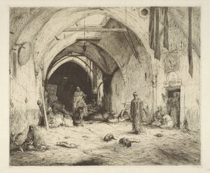 Basaren i Damaskus av Marius Bauer