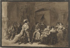 Historische scène   1389108   no       norwegian Successfully Translated  Original: Le theatre dete sur lile Kamenny a Saint Petersbourg (Album de Marie Taglioni Translat: Le theatre d