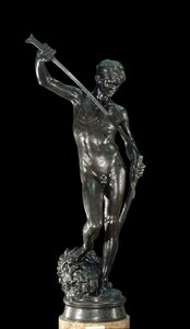 David bronseskulptur av Antonin Mercia (1845-1916) Paris, Musee d