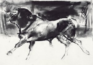 Black Bull (kull på papir) av Mark Adlington