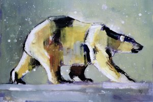 Ice Bear, 1998 (blandet media på papir)