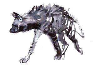 Ragamuffin, 2010, (akvarell på papir) av Mark Adlington
