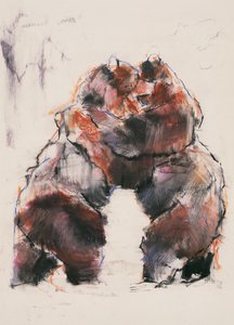 Bryting (kull und conte på papir) av Mark Adlington