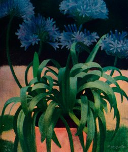 Agapanthus, 1914, c1932 av Mark Gertler