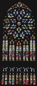 Sørvinduet, ca. 1550 (farget glass) av Martin Chambiges