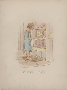 Side fra Humors of Cynicus (farget gravering) av Martin  Anderson