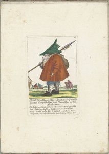 Dwerg Riepl Gleichdron, ca. 1710 Riepl Gleichdron, lisensiert og privilegert pølsekutter og spansk epleabaldator (tittel på objekt) Il Callotto resurcitato eller nyinnredet lite skap (serietittel) av Martin Engelbrecht (attributed to)