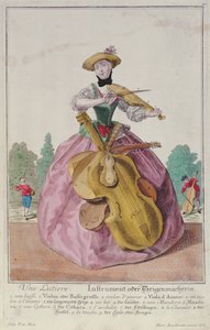 Instrumentmakeren, ca. 1735, utgitt i Augsburg av Martin Engelbrecht