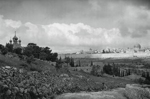 Jerusalem og Getsemane hage, 1937