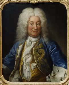 Le roi Frederic I de Suede - Portrett av kong Fredrik I av Sverige (1676-1751), av Mijtens (Meytens), Martin van, den yngre (1695-1770). Olje på lerret av Martin II Mytens or Meytens