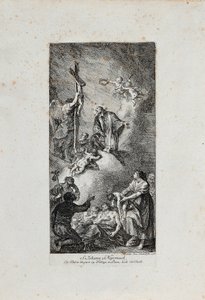 Apoteose av St. Johannes av Nepomuk av Martin Johann Schmidt
