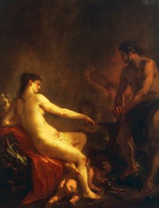 Venus og Amor i Vulcan's Forge