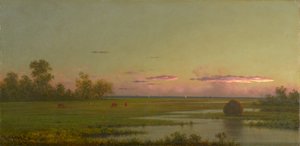 Salt Marsh i Southport, Connecticut, ca. 1862-1863 av Martin Johnson Heade