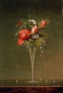 Stilleben med vinglass, 1860 av Martin Johnson Heade