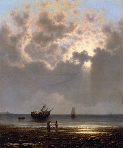 Solen bryter gjennom skyene av Martin Johnson Heade