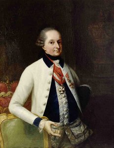 Nikolaus I, prins Esterházy 1714-1790 i uniformen til sitt ungarske infanteriregiment nr. 33