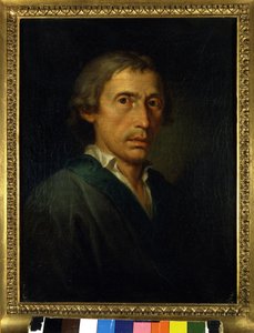 Portrett av Giuseppe Parini (1729-1799) italiensk poet og forfatter Maleri av Martin Knoller (1725-1804) 1760-1770 ca. Milan