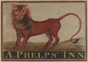 Red Lion Inn Sign, ca. 1939.