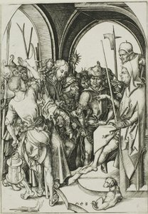 Kristus før Annas av Martin Schongauer