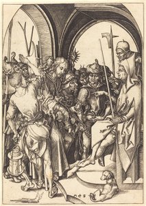 Kristus før Annas av Martin Schongauer