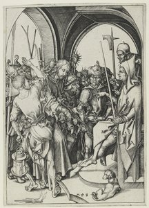 Kristus før Annas av Martin Schongauer