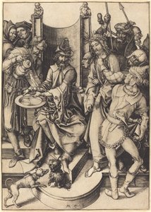 Kristus før Pilatus av Martin Schongauer