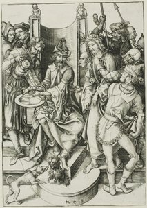 Kristus før Pilatus av Martin Schongauer