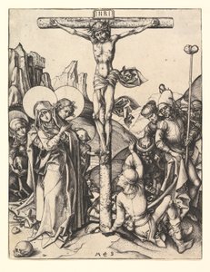 Korsfestelse, ca. 1435-1491. av Martin Schongauer
