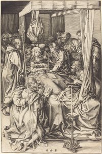 Jomfruens død av Martin Schongauer