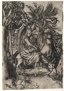 Fly til Egypt. av Martin Schongauer