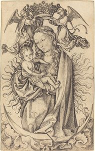 Madonna på halvmånen av Martin Schongauer
