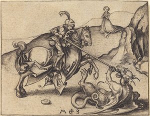 Saint George av Martin Schongauer