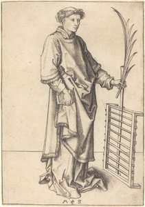 Saint Lawrence av Martin Schongauer
