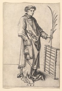 Saint Lawrence, ca. 1435-1491. av Martin Schongauer