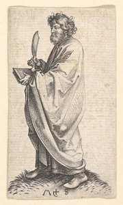 St. Bartolomeus, ca. 1435-1491. av Martin Schongauer