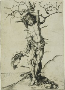 St. Sebastian av Martin Schongauer