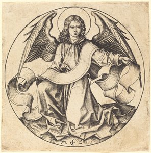 Engelen til Saint Matthew av Martin Schongauer