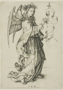 Bebudelsens engel av Martin Schongauer