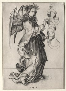 Bebudelsens engel av Martin Schongauer
