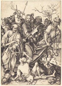 Forræderi og fangst av Kristus av Martin Schongauer