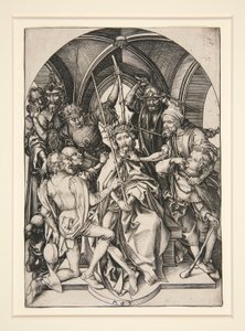 The Crowning with Thorns, fra serien The Passion av Martin Schongauer