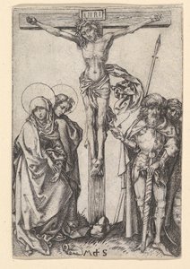 Korsfestelsen, ca. 1435-1491. av Martin Schongauer