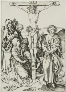 The Crucifixion, fra The Passion av Martin Schongauer