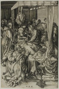 Jomfruens død av Martin Schongauer