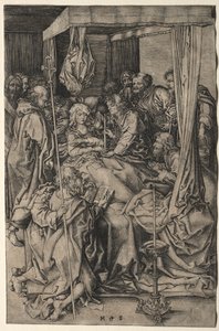 Jomfruens død. av Martin Schongauer