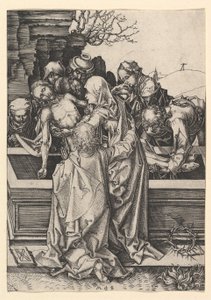 Kristi gravlegging, ca. 1435-1491. av Martin Schongauer