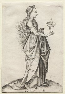 Den femte vise jomfru av Martin Schongauer